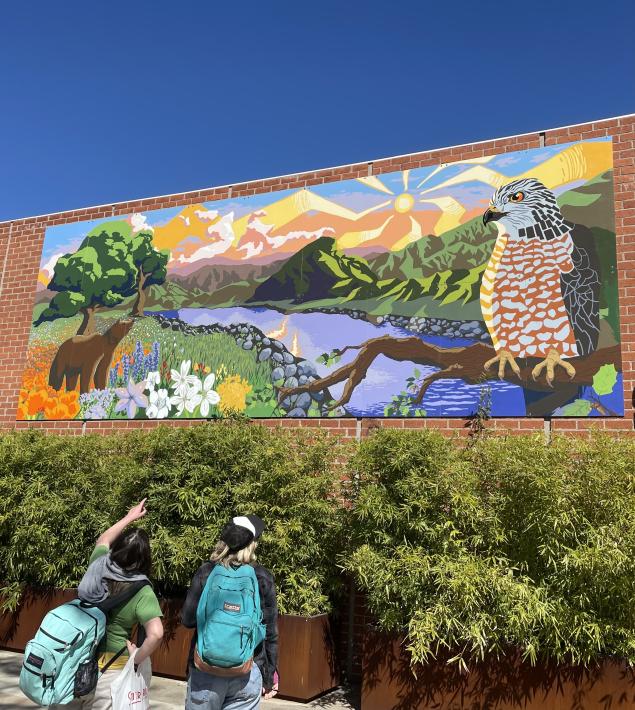 Student-led mural installed at Hart