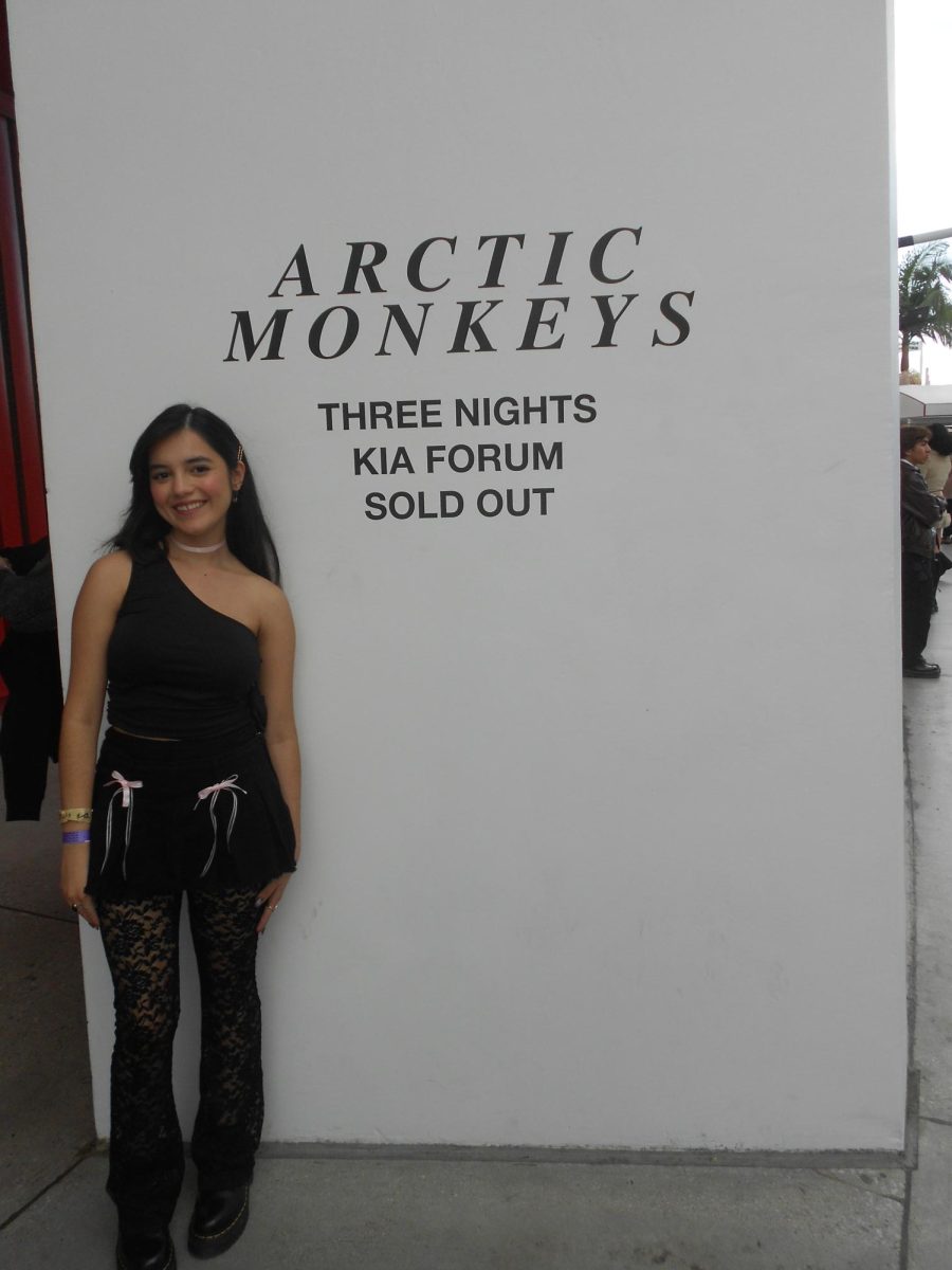 Senior+Nicole+Serafin+attends+the+Arctic+Monkeys+concert+at+the+Kia+Forum.