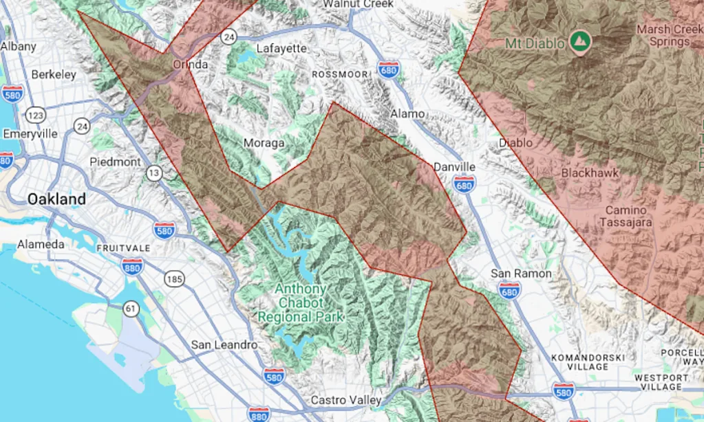 Red Flag Warning Covers Bay Area Hills and North Bay as PG&E Warns of Possible Shutoff Amid Windy, Dry Wildfire Conditions