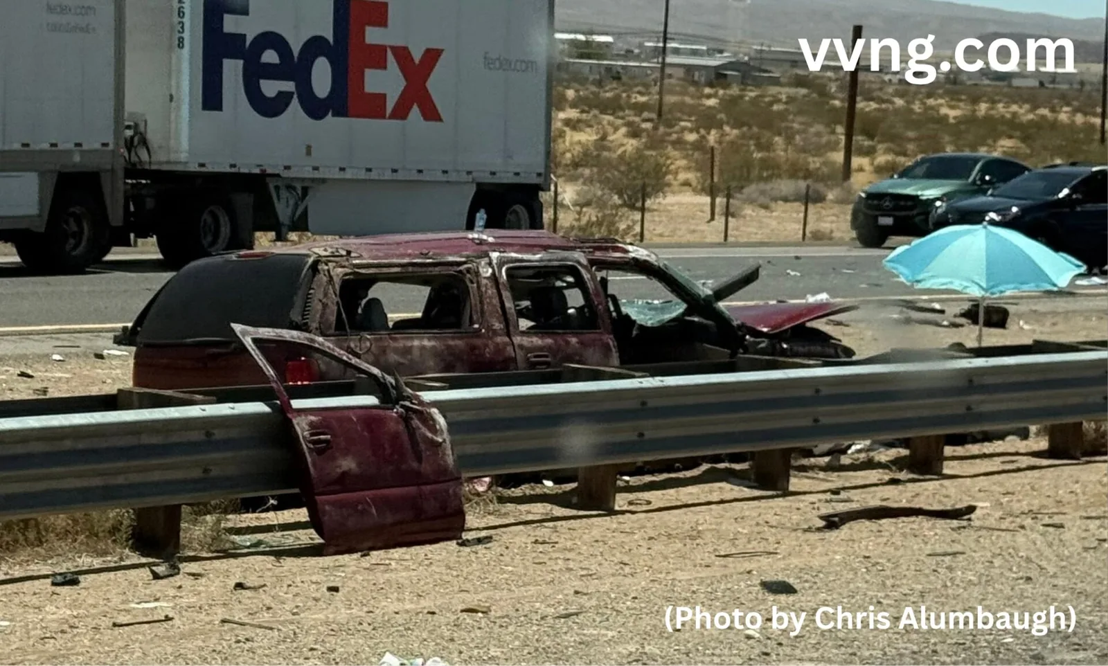 Three Killed in Rollover Crash on Northbound I-15 Near Calico Road as Two Victims Are Airlifted and Lanes Shut Down